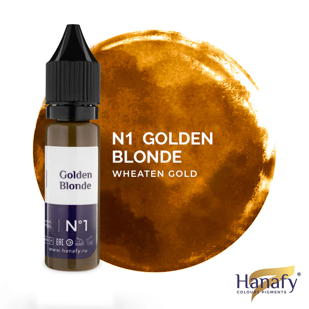 Pigmento Artistico Hanafy N-1 Golden Blonde (15ml)