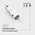 Cartuchos Vertix Nano Round Shader 20 Unds – Texturizadas Medium Tape Acupunture