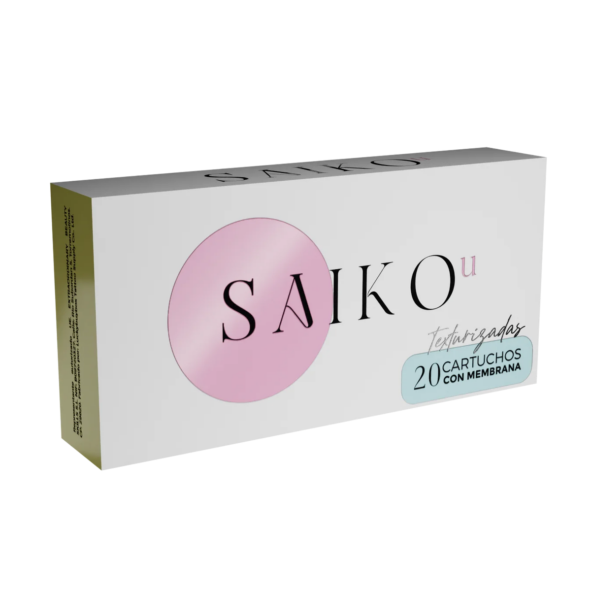 Cartuchos Micropigmentación Saikou  5 Puntas Flat  Texturizada (20 Unidades)