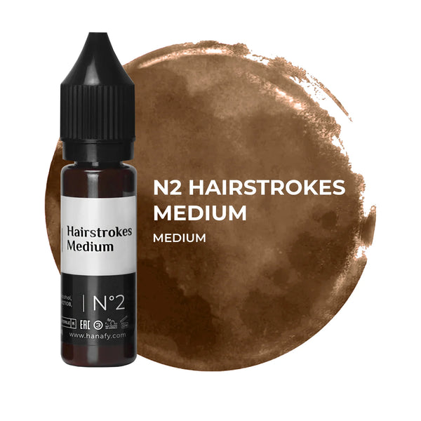Pigmento Artistico  Hanafy  N-2 Hair Stroke  Medium (15ml)