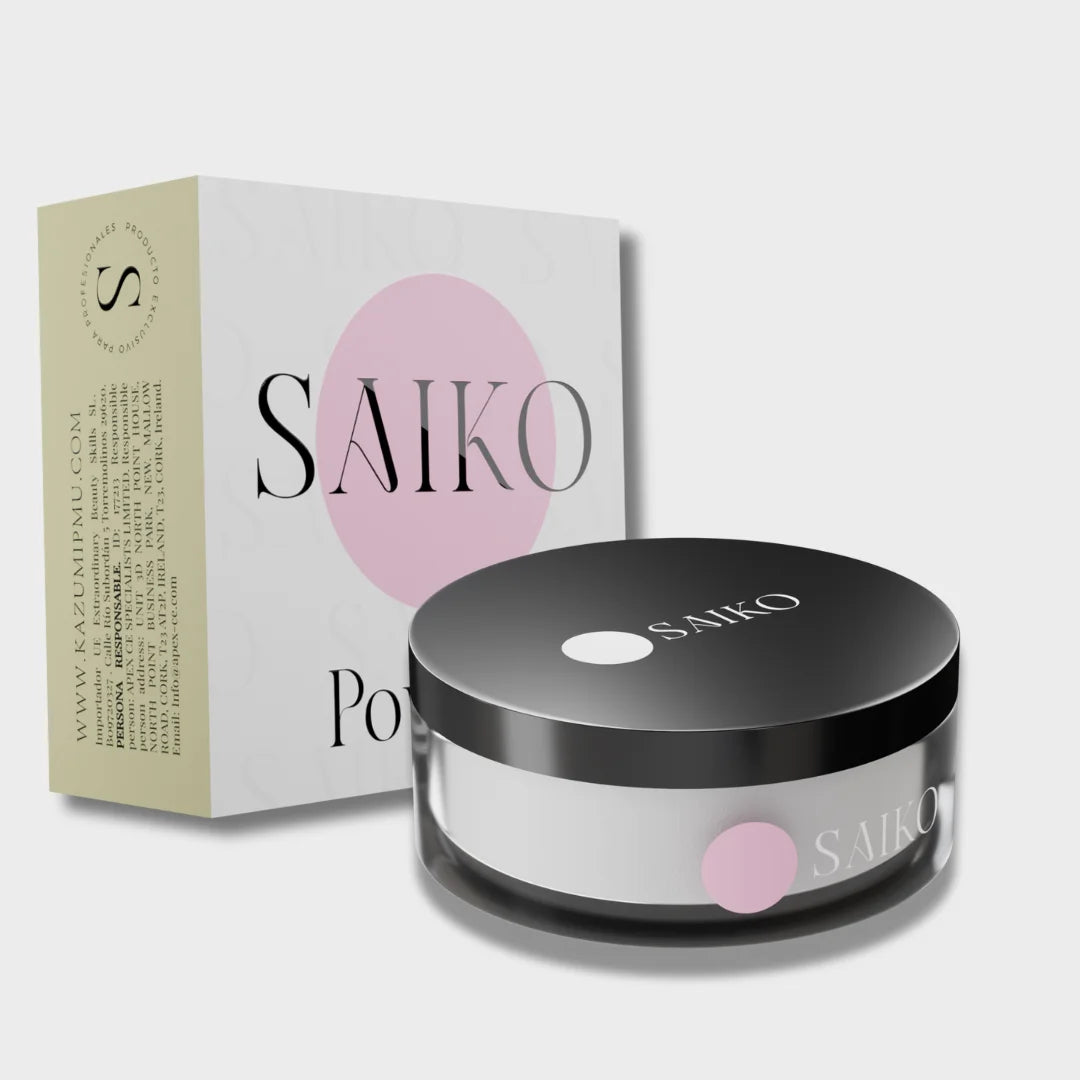 Kit Diseño 10 Saikou PREMIUM 10% OFF   Boli  Rojo + Boli Negro + 5 Lápices, Polvos selladores + 3 Pinceles + Tijeras  + 4 Correctores –  Neceser De Regalo