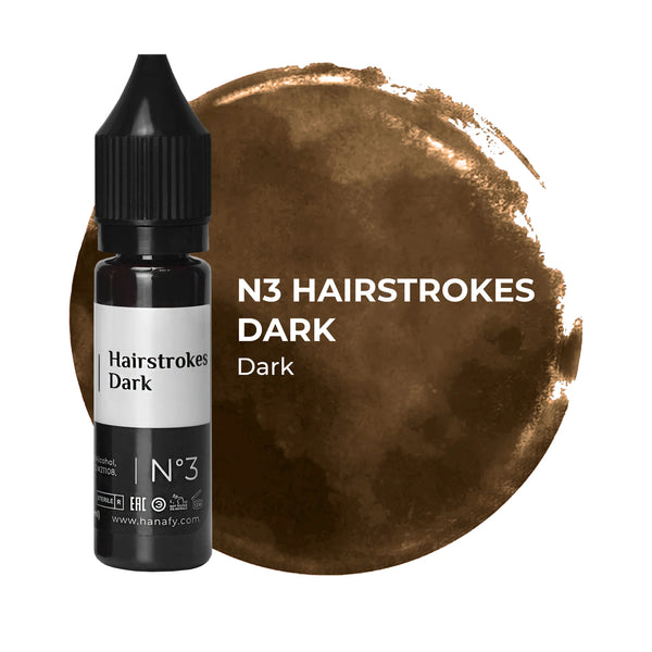 Pigmento Artistico  Hanafy  N-3 Hair Stroke  Dark  (15ml)