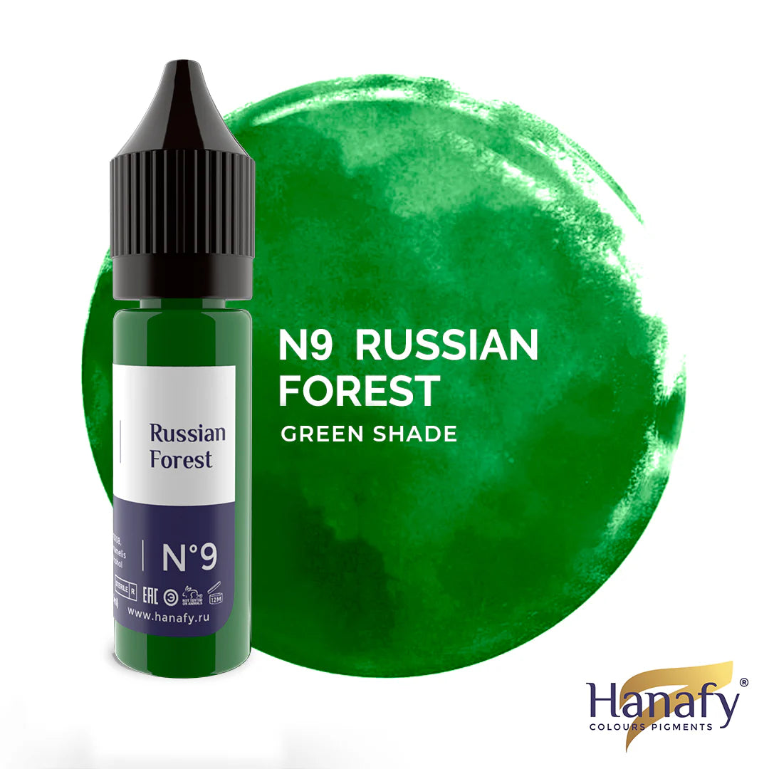 Pigmento Artistico  Hanafy  N-9  Rusian Forest (15ml)