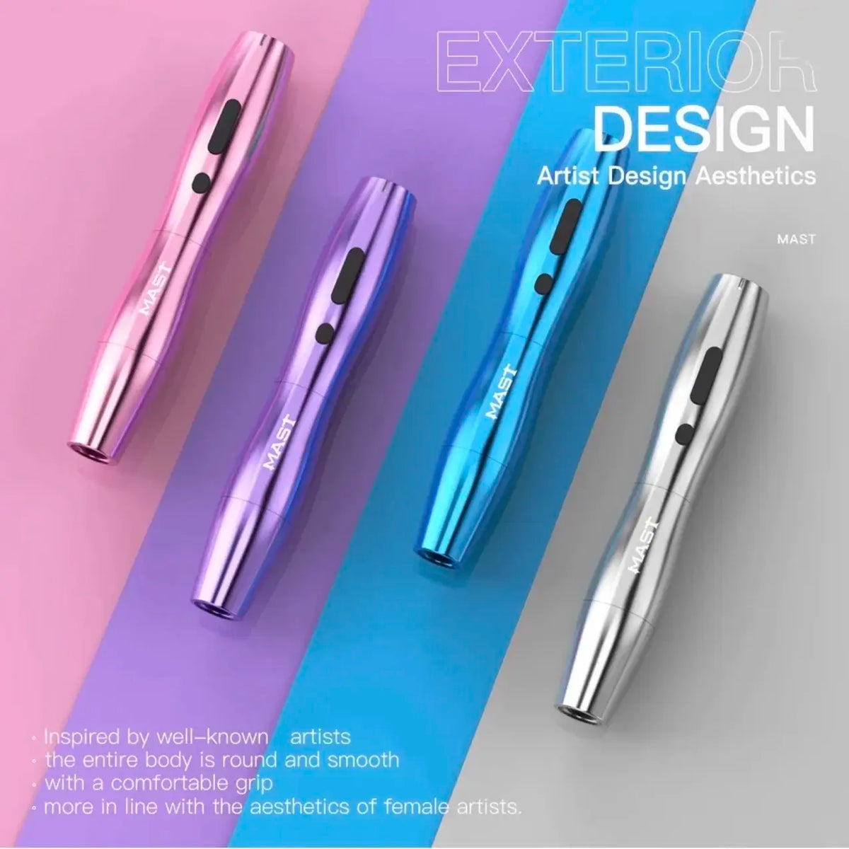 Máquina Inalámbrica Dragonhawk Mast P20 – Turquesa – Stroke 2.5 mm