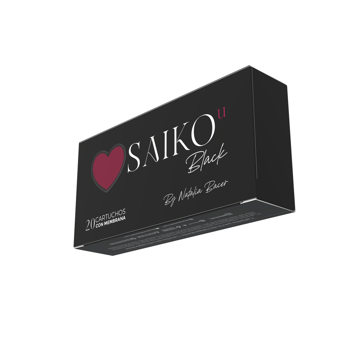 Cartuchos Micropigmentación Saikou Black By Natalia Baser